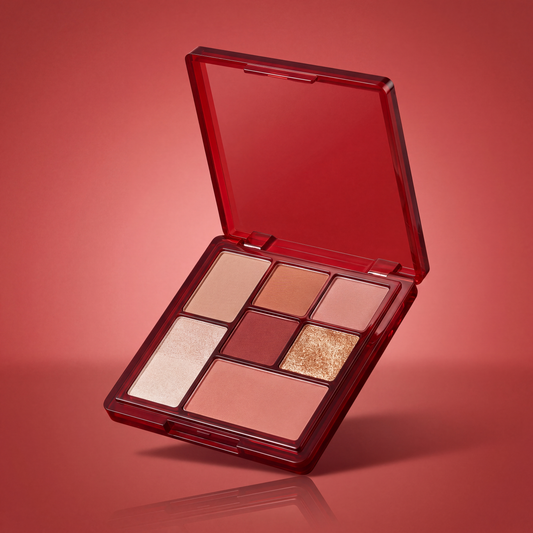 Paleta de Sombras 7 Colores Nude y Glitter Mascalia™